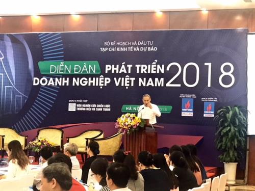 Diễn đàn phát triển doanh nghiệp Việt Nam 2018