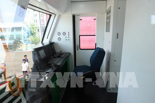 Các toa tàu đầu tiên của tuyến đường sắt Cát Linh- Hà Đông