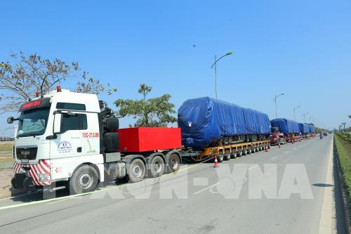 Các toa tàu đầu tiên của tuyến đường sắt Cát Linh- Hà Đông