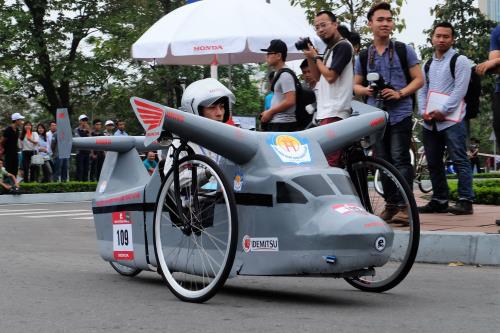 Những chiếc xe độc và lạ tại cuộc thi lái xe tiết kiệm nhiên liệu Honda 2017