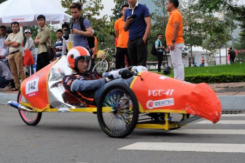 Những chiếc xe độc và lạ tại cuộc thi lái xe tiết kiệm nhiên liệu Honda 2017