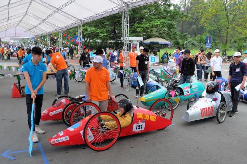 Những chiếc xe độc và lạ tại cuộc thi lái xe tiết kiệm nhiên liệu Honda 2017