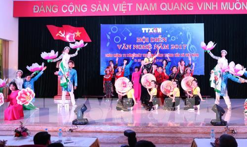 Những hình ảnh đẹp nhất tại Hội diễn văn nghệ TTXVN năm 2017