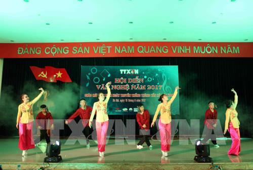 Những hình ảnh đẹp nhất tại Hội diễn văn nghệ TTXVN năm 2017
