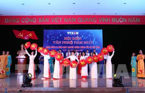 Những hình ảnh đẹp nhất tại Hội diễn văn nghệ TTXVN năm 2017