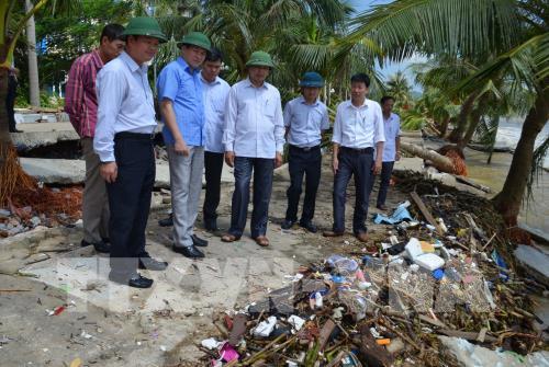 Chùm ảnh các địa phương tập trung khắc phục hậu quả do bão số 10 gây ra