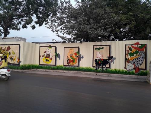 Độc đáo con đường tranh 3D dài nhất Việt Nam