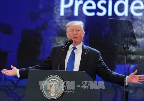 Tổng thống Donald Trump đã đến Đà Nẵng