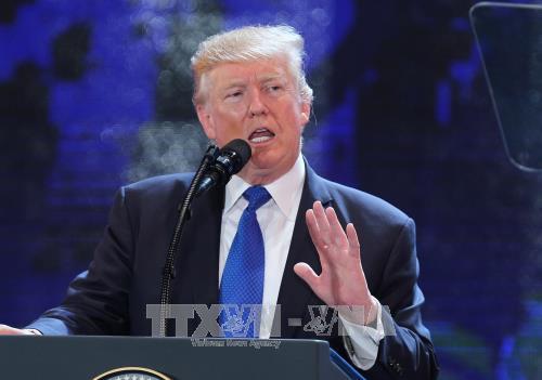 Tổng thống Donald Trump đã đến Đà Nẵng