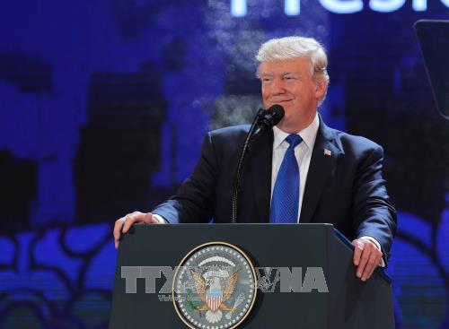Tổng thống Donald Trump đã đến Đà Nẵng