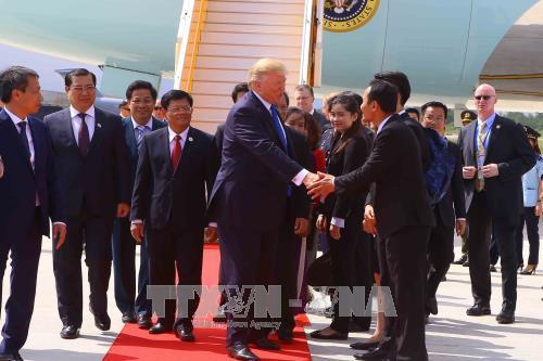 Tổng thống Donald Trump đã đến Đà Nẵng