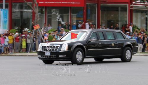 Tổng thống Donald Trump đã đến Đà Nẵng