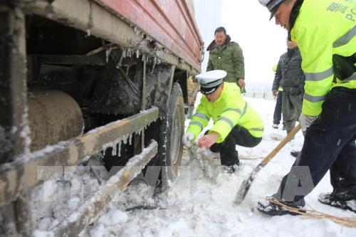 Tuyết rơi gây thiệt hại lớn ở Trung Quốc