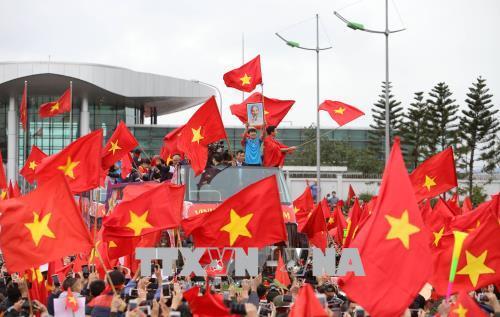  Đội tuyển U23 Việt Nam về nước trong sự đón tiếp nồng hậu 