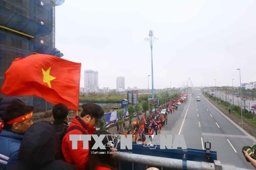  Đội tuyển U23 Việt Nam về nước trong sự đón tiếp nồng hậu 