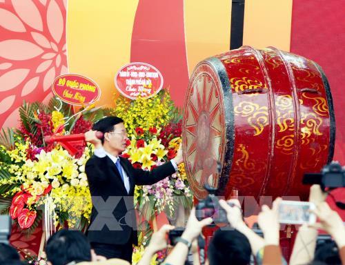 Chùm ảnh khai mạc Hội Báo toàn quốc 2018