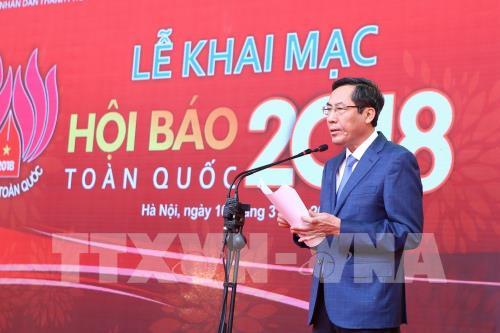 Chùm ảnh khai mạc Hội Báo toàn quốc 2018