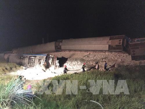 Toàn cảnh vụ tai nạn tàu hỏa nghiêm trọng tại Thanh Hóa