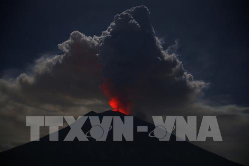 Núi lửa phun trào trên đảo Bali