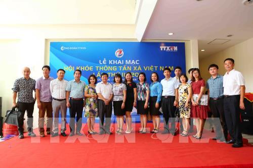 Gần 400 vận động viên tham dự Đại hội Thể thao TTXVN năm 2018