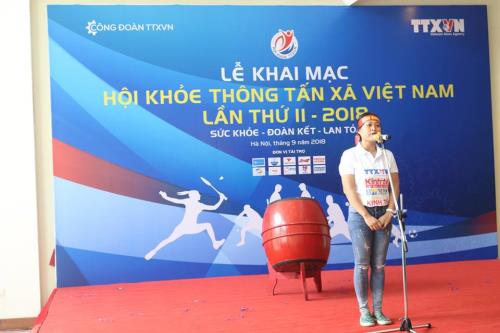 Gần 400 vận động viên tham dự Đại hội Thể thao TTXVN năm 2018