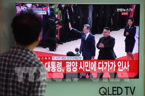 Những hình ảnh mới nhất về cuộc gặp thượng đỉnh liên Triều