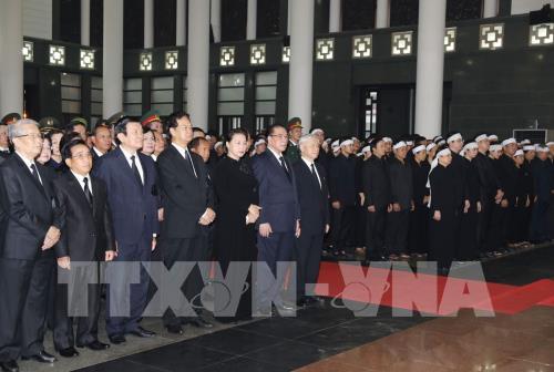 Lễ truy điệu và đưa tang Chủ tịch nước Trần Đại Quang