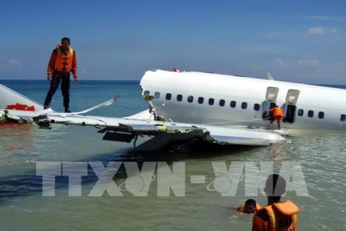 Những hình ảnh đầu tiên về vụ rơi máy bay của Lion Air