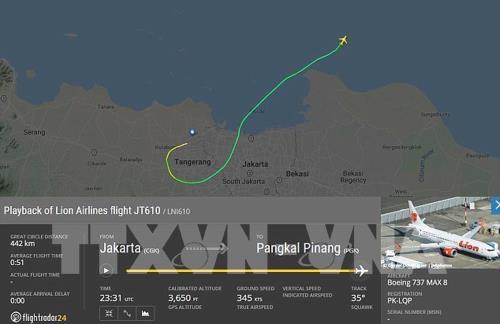Những hình ảnh đầu tiên về vụ rơi máy bay của Lion Air