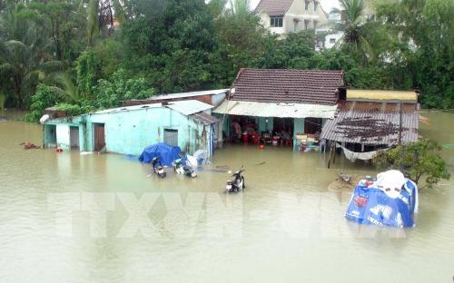 Mưa lũ tàn phá các tỉnh miền Trung