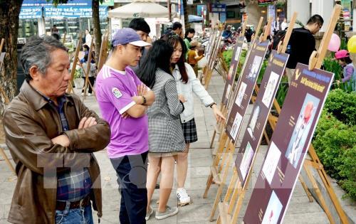 Triển lãm tranh giải biếm họa báo chí Việt Nam tại phố đi bộ Hồ Gươm