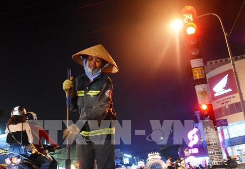 Những công nhân vệ sinh đô thị không đón Giao thừa