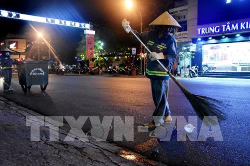 Những công nhân vệ sinh đô thị không đón Giao thừa