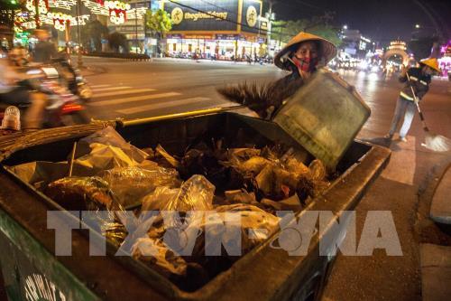 Những công nhân vệ sinh đô thị không đón Giao thừa