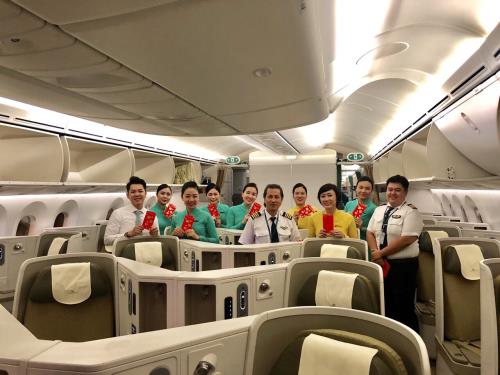Hành khách đón Xuân trên độ cao 10.000 m cùng Vietnam Airlines
