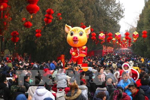 Thế giới tưng bừng đón Tết Nguyên đán Kỷ Hợi