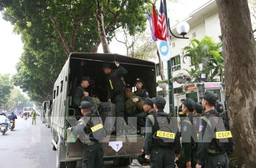 Các phương án bảo vệ hội nghị Thượng đỉnh Mỹ-Triều triển khai ở cấp độ cao nhất 