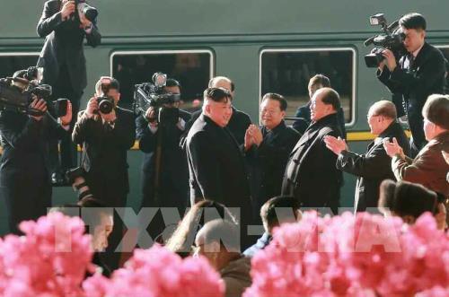 Chủ tịch Triều Tiên Kim Jong-un khởi hành tới Hà Nội bằng tàu hỏa