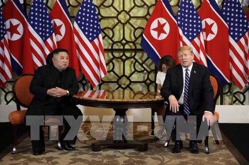 Cuộc gặp một-một giữa Tổng thống Mỹ Donald Trump và Chủ tịch Triều Tiên Kim Jong-un