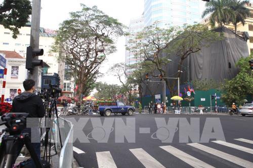 An ninh tiếp tục được thắt chặt quanh nơi ở của đoàn Triều Tiên