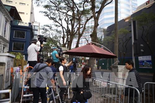 An ninh tiếp tục được thắt chặt quanh nơi ở của đoàn Triều Tiên