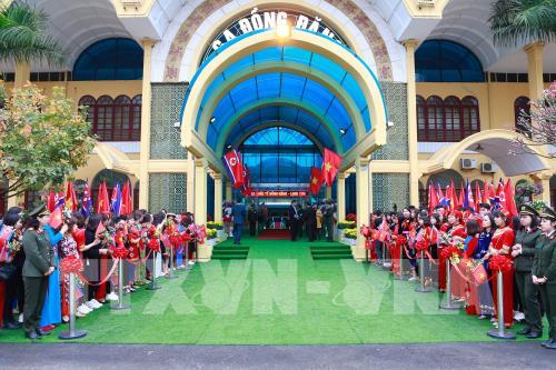 Không khí tại ga Đồng Đăng trước giờ tiễn Chủ tịch Triều Tiên Kim Jong-un 
