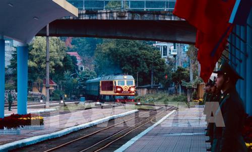 Không khí tại ga Đồng Đăng trước giờ tiễn Chủ tịch Triều Tiên Kim Jong-un 