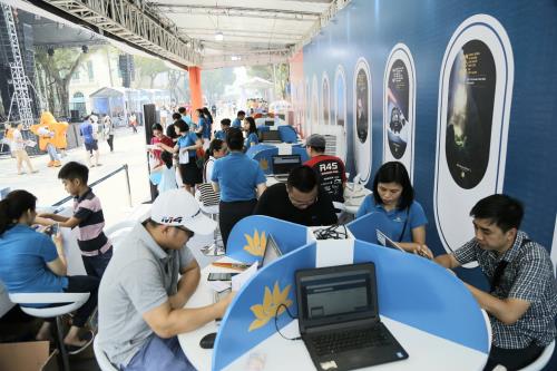 Âm hưởng châu Âu trên phố đi bộ tại Vietnam Airlines Festa