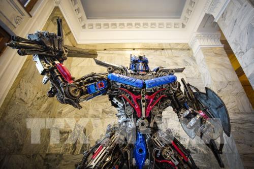 Độc đáo bộ sưu tập tác phẩm điêu khắc từ phế thải kim loại