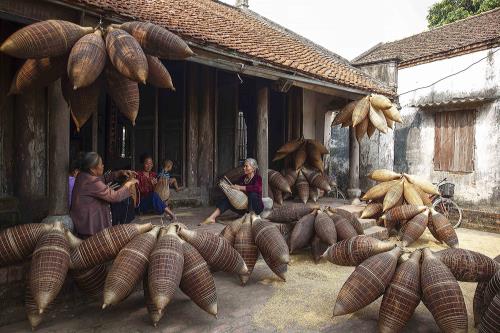 Nghề làm bẫy bắt tôm