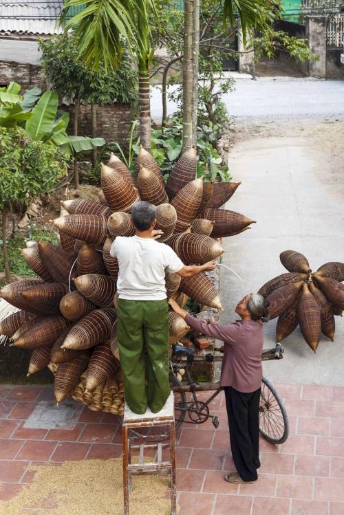 Nghề làm bẫy bắt tôm