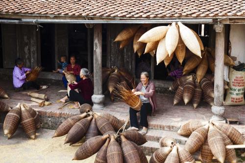 Nghề làm bẫy bắt tôm