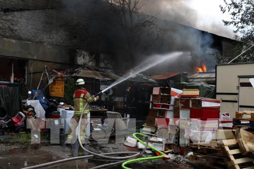 Cháy Trung tâm Thương mại Đồng Xuân của người Việt ở Berlin, Đức