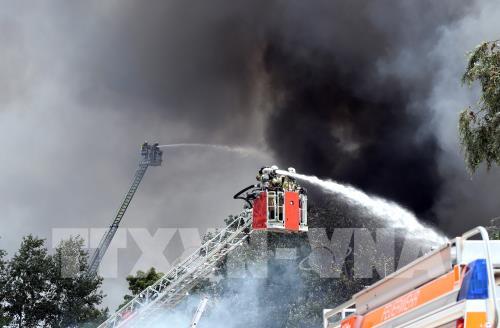 Cháy Trung tâm Thương mại Đồng Xuân của người Việt ở Berlin, Đức